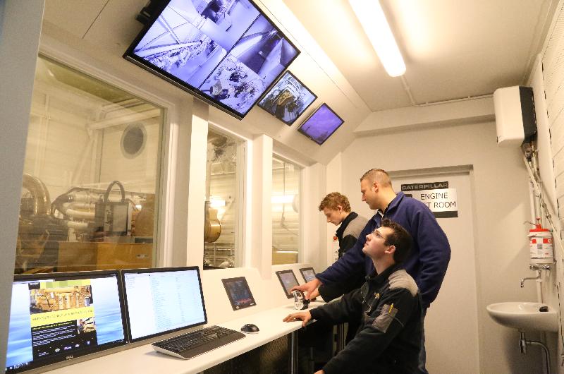 foto van de proefstand in Yerseke